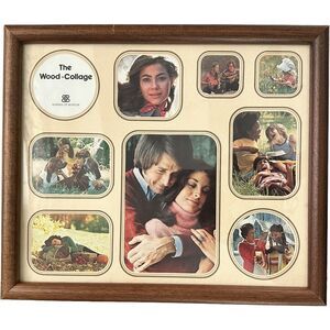 Burnes Of Boston The Wood Collage Brown Matted Photo Frame Multiple Photos 11x13